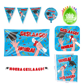 Geslaagd Versiering Pakket Blauw L